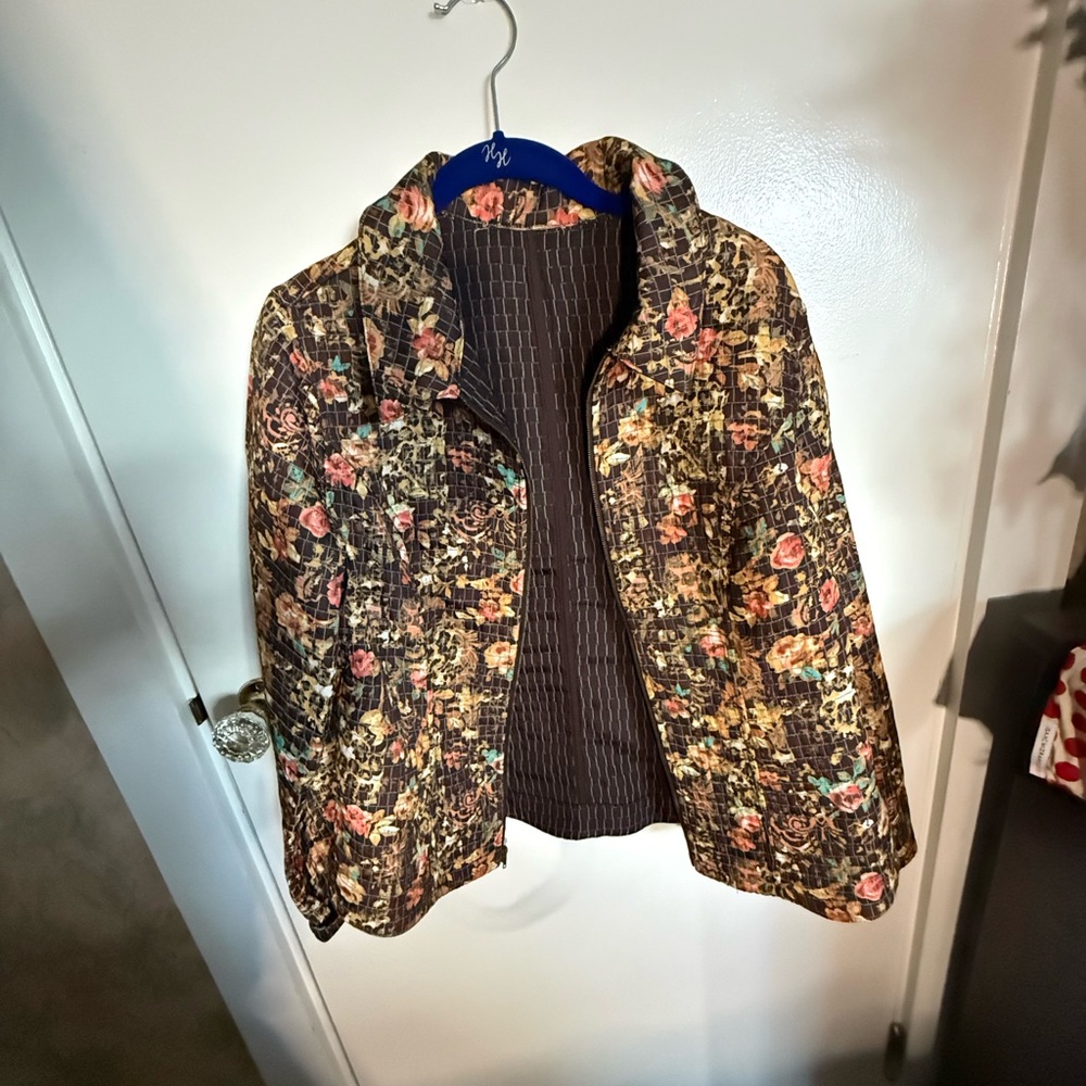 Floral Print Jacket